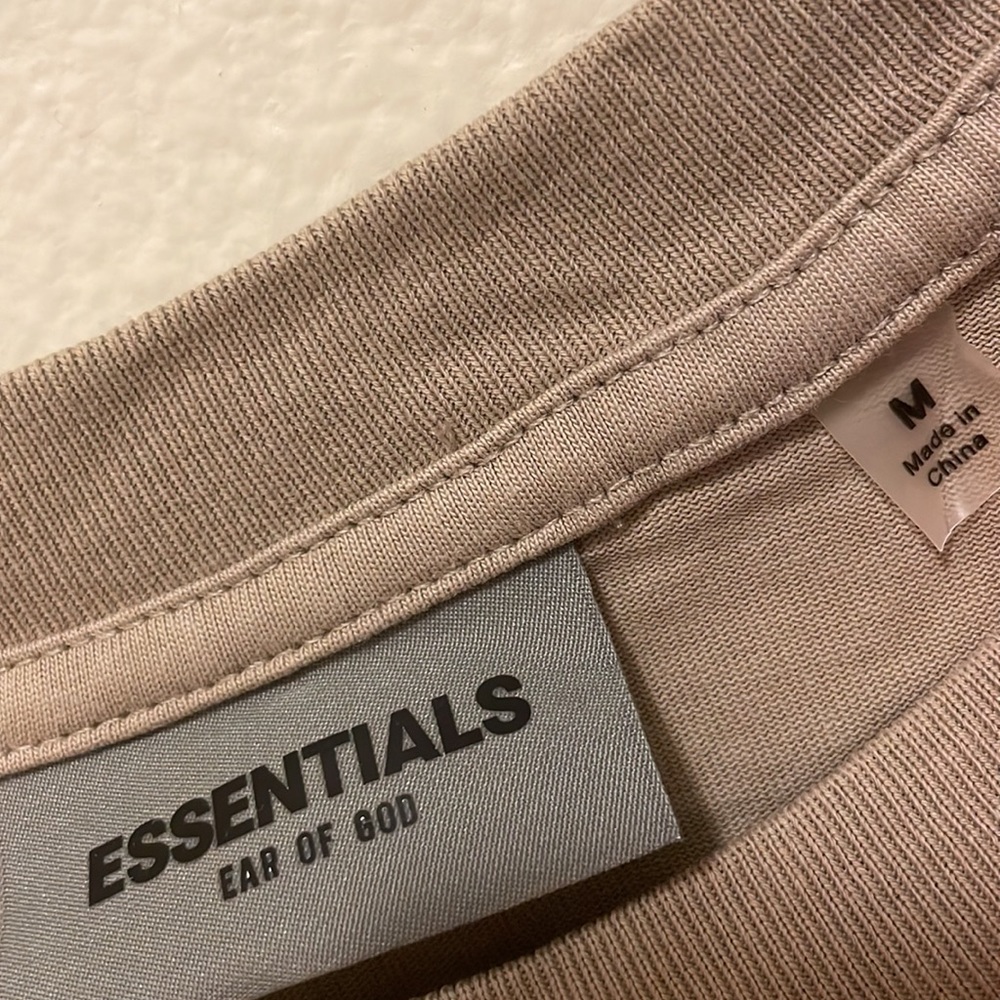 Light Gray Essentials Tee - image 3